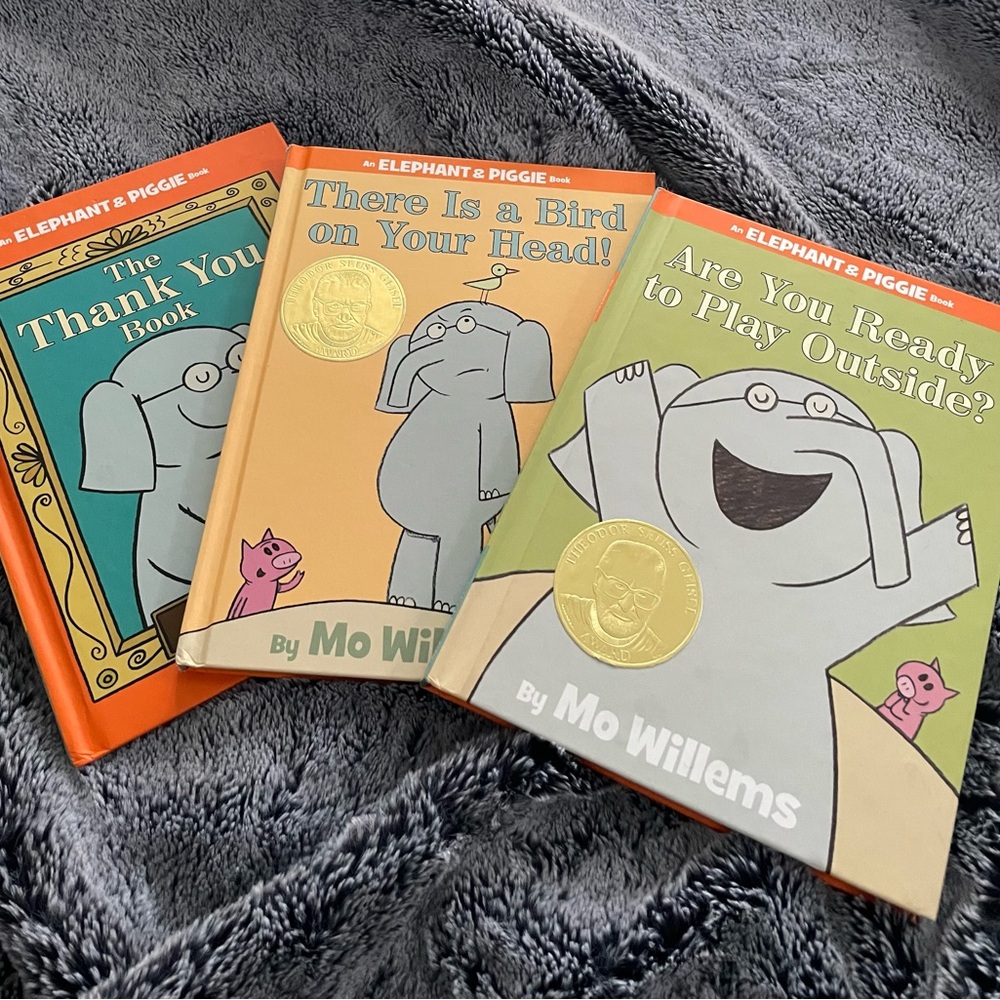 Elephant & Piggie Book Set - Orange, Green, Cream